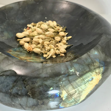 Huge 7” Crystal Bowl, Flashy Labradorite, 5+ Pounds