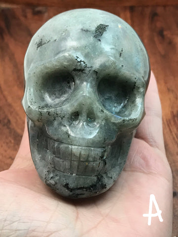 Labradorite Crystal Skull, 3 Inch, Choose Your Favorite
