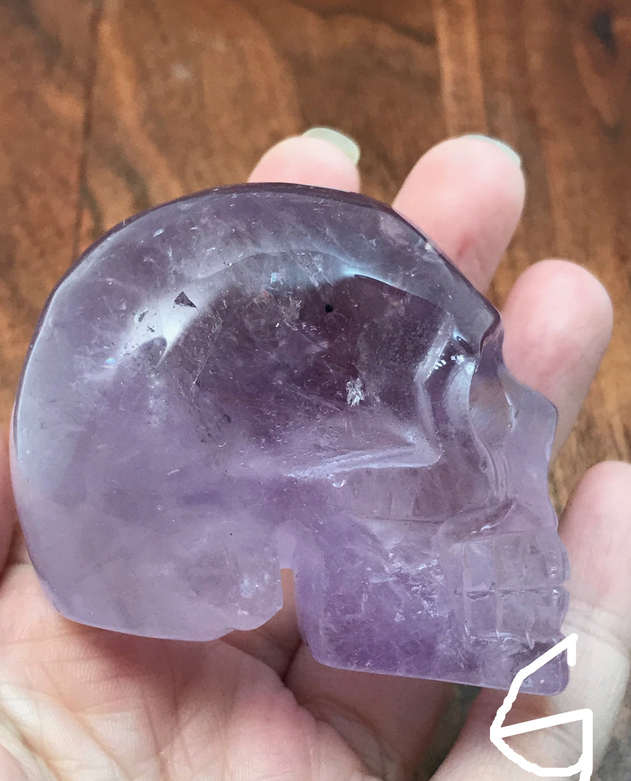 Lavender Amethyst Crystal Skulls - Choose Your Favorite