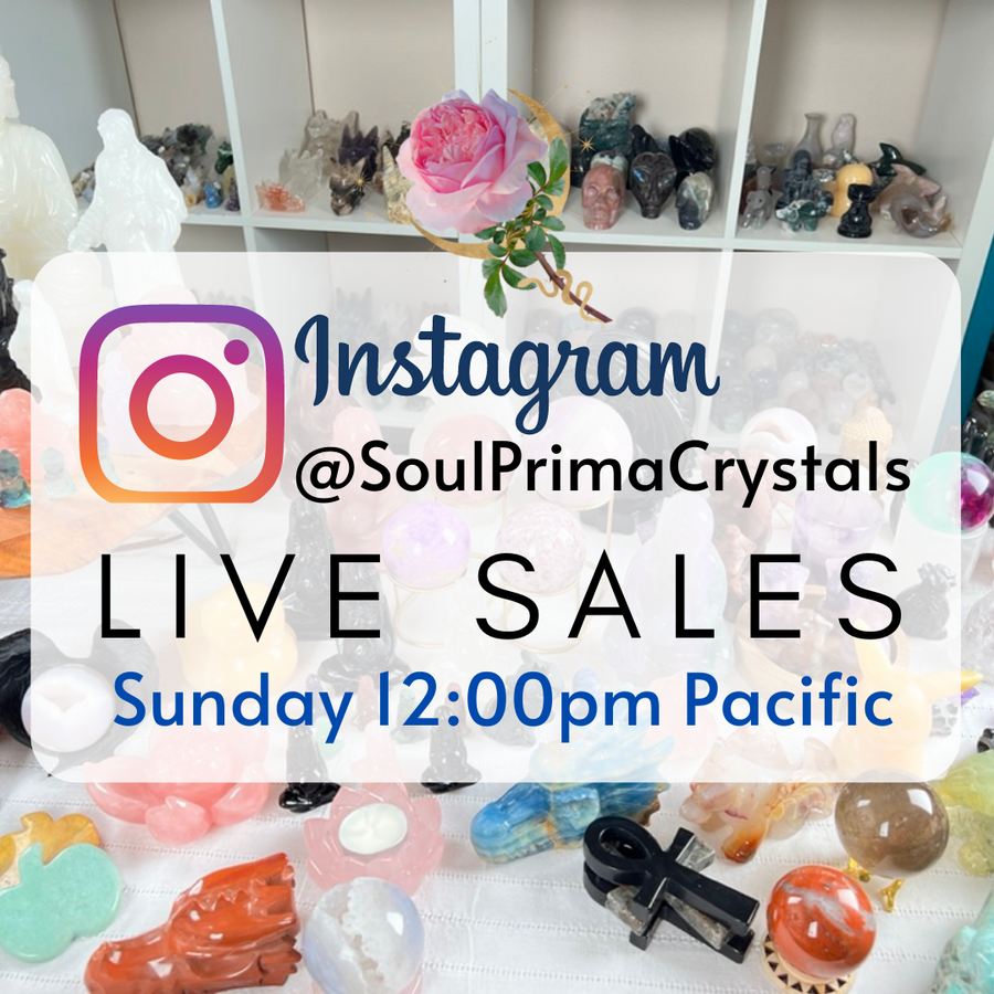 Crystal Cloud, 3 Inch, Assorted Options Available  -RESERVED FOR INSTAGRAM LIVE SALE--JOIN OUR INSTAGRAM LIVE SALES AT SOULPRIMACRYSTALS, OR EMAIL US AT HELLO@SOULPRIMA.COM FOR INFO