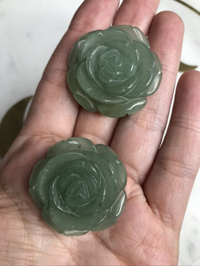 Rose Flower Carvings, Assorted